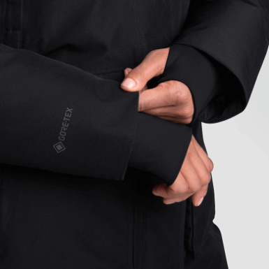 Buitenonderzoek | Dames Stormcraft Donsparka Zwart