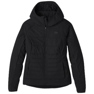 Buitenonderzoek | Dames Schaduw Geïsoleerde Hoodie Zwart