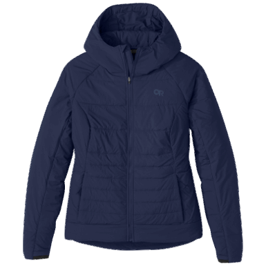 Buitenonderzoek | Dames Schaduw Geïsoleerde Hoodie Marineblauw