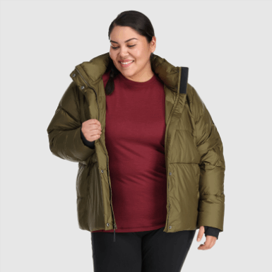 Buitenonderzoek | Dames Coldfront Donsjack-plus Zwart
