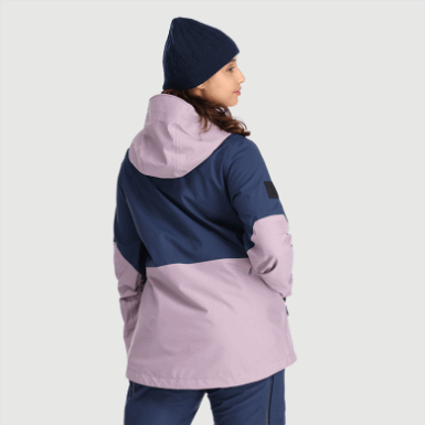 Buitenonderzoek | Skytour Ascentshell Damesjack Marineblauw/moth