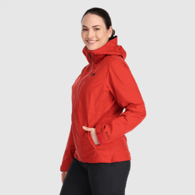 Buitenonderzoek | Damesjack Aspire Ii Gore-tex® Cranberry