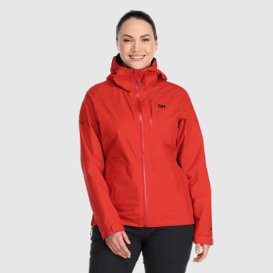 Buitenonderzoek | Damesjack Aspire Ii Gore-tex® Cranberry