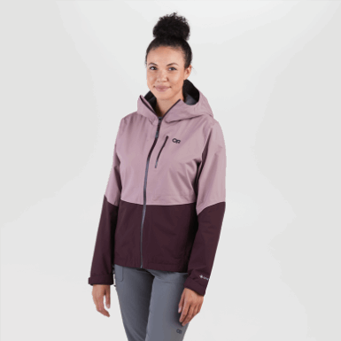 Buitenonderzoek | Aspire Ii Gore-tex® Damesjack Moth/elk
