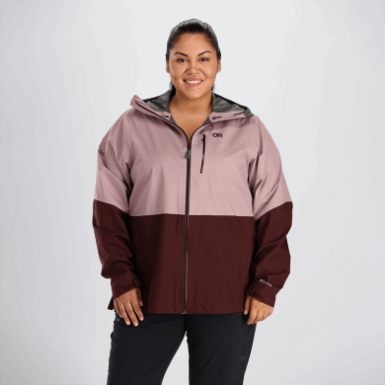 Buitenonderzoek | Aspire Ii Gore-tex® Damesjack Moth/elk