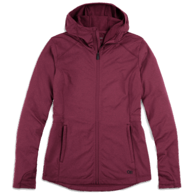 Buitenonderzoek | Melody Hoodie Met Volledige Rits Voor Dames, Kalamata Heather