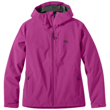 Buitenonderzoek | Dames Dryline Regenjack Fuchsia