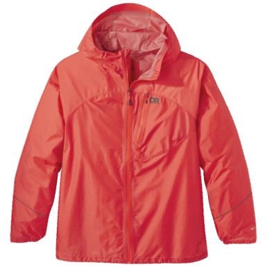 Buitenonderzoek | Dames Helium Regen Plus Size Jack Sunset