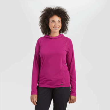 Buitenonderzoek | Fuchsia Dames Echo Hoodie