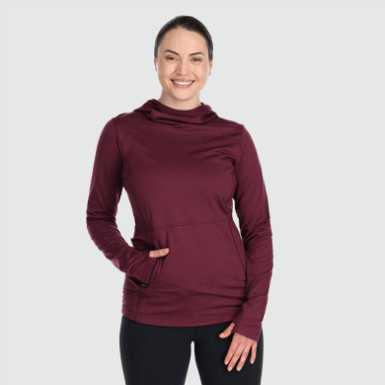 Buitenonderzoek | Dames Melody Pullover Hoodie Kalamata Heather