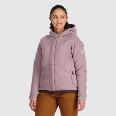 Buitenonderzoek | Juneau Fleece Hoodie Moth Voor Dames