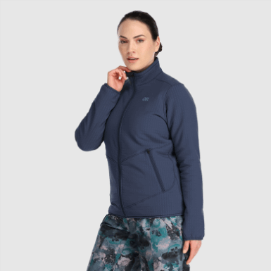 Buitenonderzoek | Dames Vigor Plus Fleecejack Marineblauw