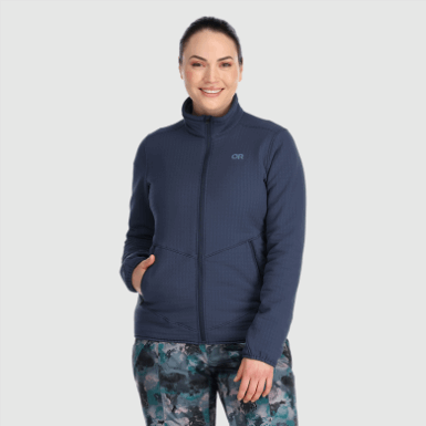Buitenonderzoek | Dames Vigor Plus Fleecejack Marineblauw