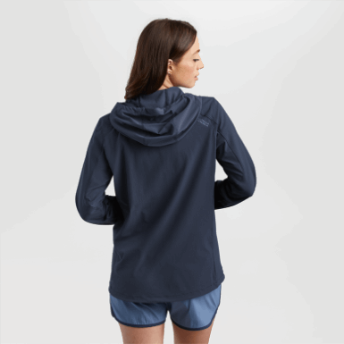 Buitenonderzoek | Marineblauwe Ferrosi-hoodie Voor Dames
