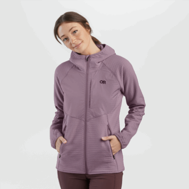 Buitenonderzoek | Vigor Plus Fleece Hoodie Mot Voor Dames