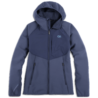 Buitenonderzoek | Vigor Plus Fleece Hoodie Marineblauw Voor Dames