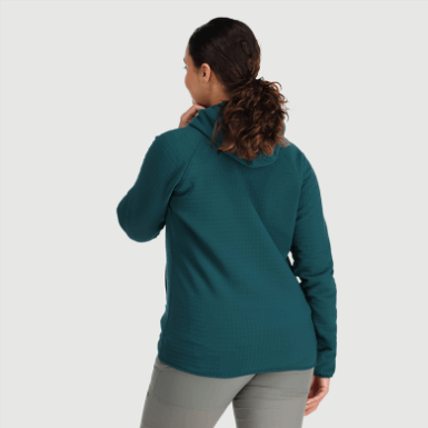 Buitenonderzoek | Vigor Plus Fleece Hoodie Treeline Voor Dames