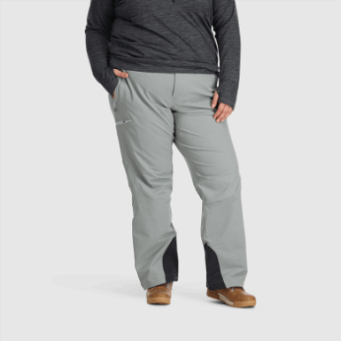 Buitenonderzoek | Dames Cirque Ii Plus Size Broek Licht Pewter