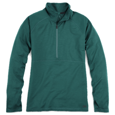 Buitenonderzoek | Dames Alpine Onset Merino Half Zip Treeline
