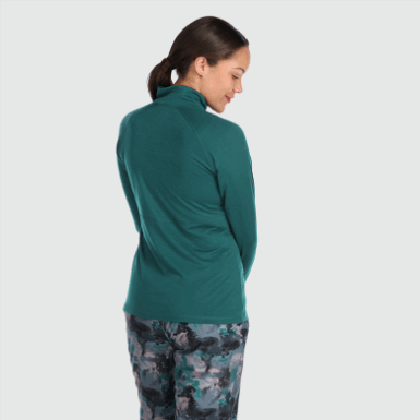 Buitenonderzoek | Dames Alpine Onset Merino Half Zip Treeline