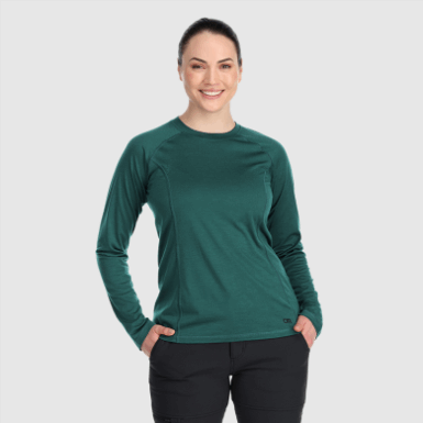Buitenonderzoek | Dames Alpine Onset Merino Crew Zwart