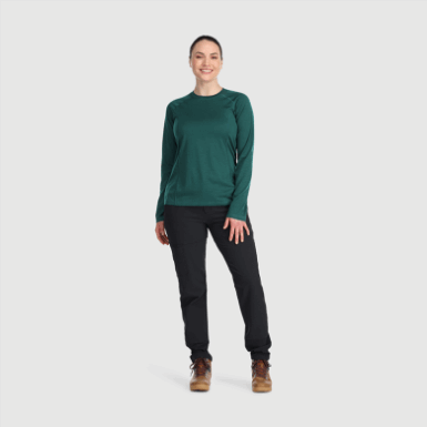 Buitenonderzoek | Dames Alpine Onset Merino Crew Zwart