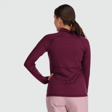 Buitenonderzoek | Dames Alpine Onset Merino 150 Half Zip-plus Kalamata