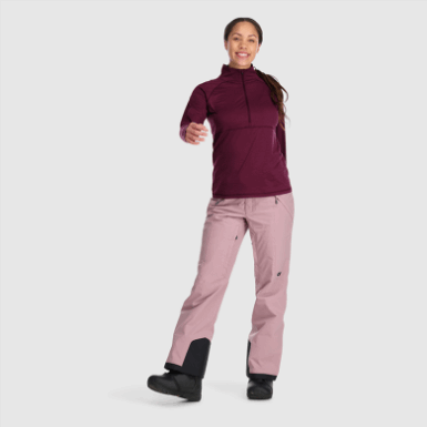 Buitenonderzoek | Dames Alpine Onset Merino 150 Half Zip-plus Kalamata
