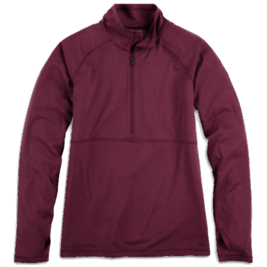 Buitenonderzoek | Dames Alpine Onset Merino 150 Half Zip-plus Kalamata