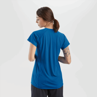 Buitenonderzoek | Dames Echo T-shirt Klassiek Blauw