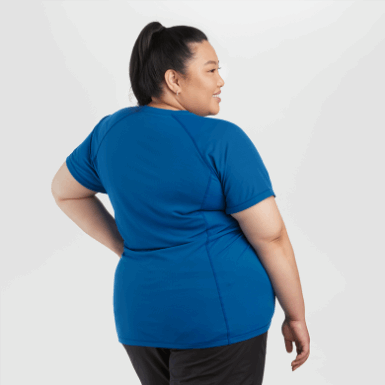 Buitenonderzoek | Dames Echo T-shirt Klassiek Blauw