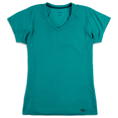 Buitenonderzoek | Dames Echo T-shirt Deep Lake