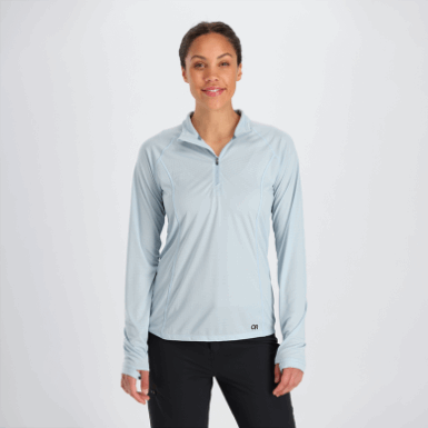 Buitenonderzoek | Dames Echo Quarter Zip Arctic
