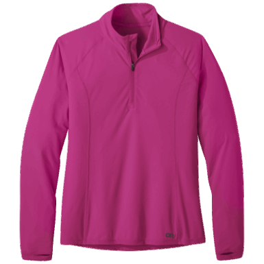 Buitenonderzoek | Dames Echo Kwart Rits Fuchsia
