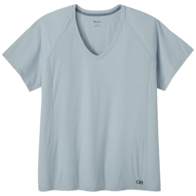 Buitenonderzoek | Dames Echo Plus Size T-shirt Arctic