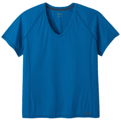 Buitenonderzoek | Dames Echo Plus Size T-shirt Klassiek Blauw