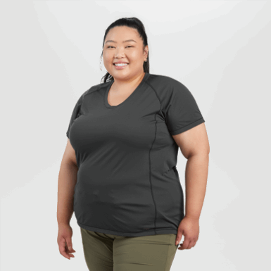 Buitenonderzoek | Dames Echo Plus Size T-shirt Storm