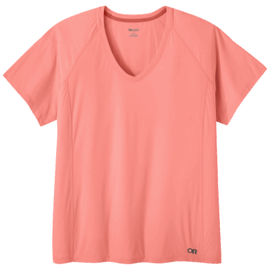 Buitenonderzoek | Dames Echo Plus Size T-shirt Guave