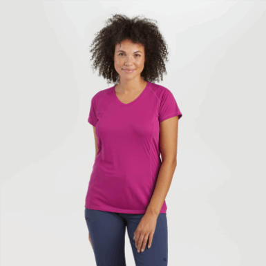 Buitenonderzoek | Dames Echo Plus Size T-shirt Fuchsia