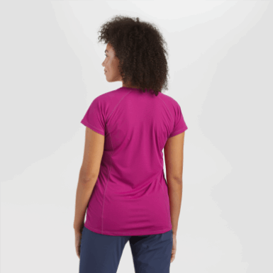 Buitenonderzoek | Dames Echo Plus Size T-shirt Fuchsia