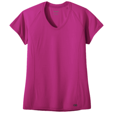 Buitenonderzoek | Dames Echo Plus Size T-shirt Fuchsia