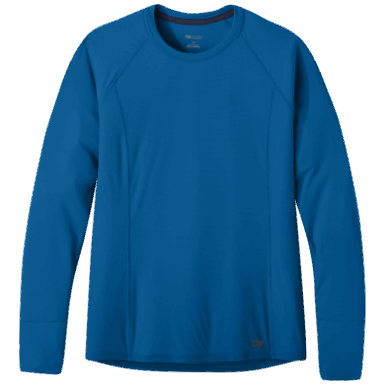Buitenonderzoek | Echo Dames T-shirt Met Lange Mouwen Klassiek Blauw