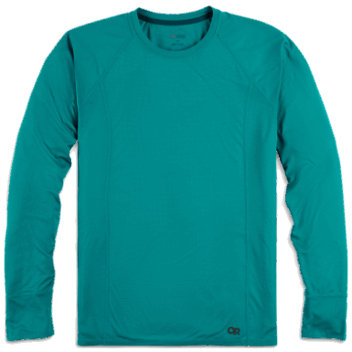 Buitenonderzoek | Echo Dames T-shirt Met Lange Mouwen Deep Lake