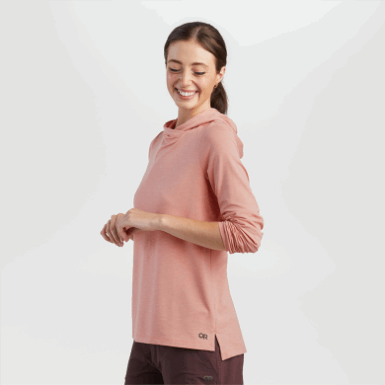 Buitenonderzoek | Activeice Spectrum Sun-hoodie Voor Dames, Guave Heather