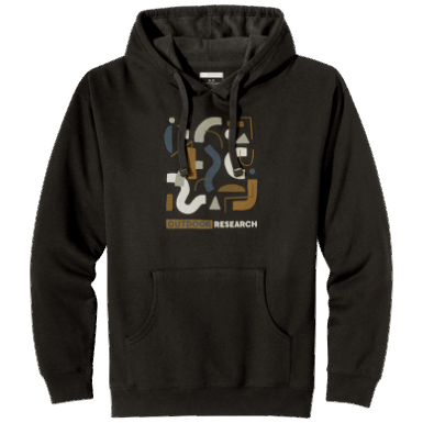 Buitenonderzoek | Vorm Scape Hoodie Zwart