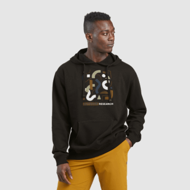 Buitenonderzoek | Vorm Scape Hoodie Zwart