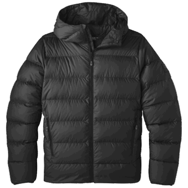 Buitenonderzoek | Heren Hoodie Met Capuchon, Coldfront, Zwart