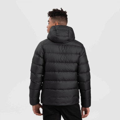 Buitenonderzoek | Heren Hoodie Met Capuchon, Coldfront, Zwart