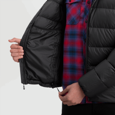 Buitenonderzoek | Heren Hoodie Met Capuchon, Coldfront, Zwart