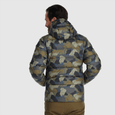 Buitenonderzoek | Coldfront-donshoodie Loden Camo Voor Heren